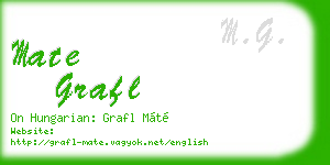 mate grafl business card